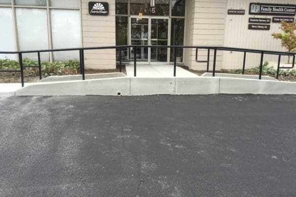 Wheel chair ramp double