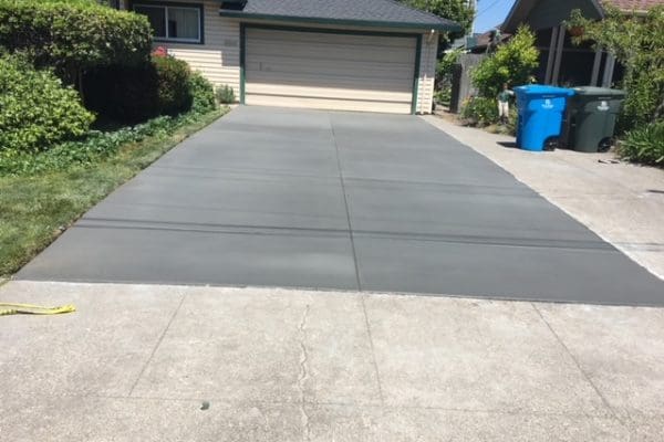 completed driveway