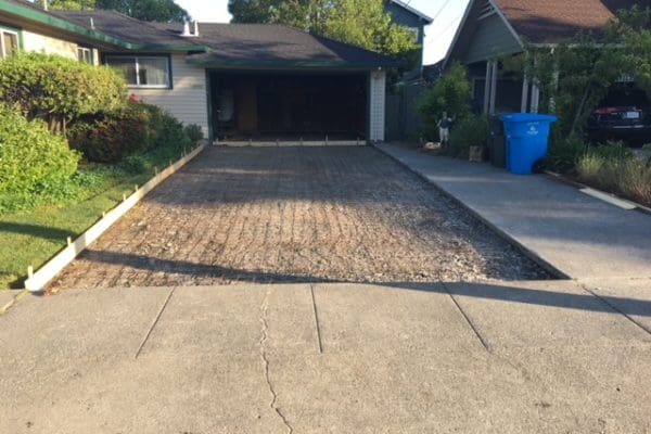 formed driveway
